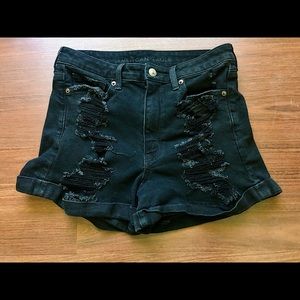 American Eagle Distressed Mom Shorts
